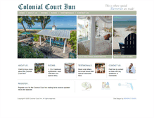 Tablet Screenshot of colonialcourtinn.com